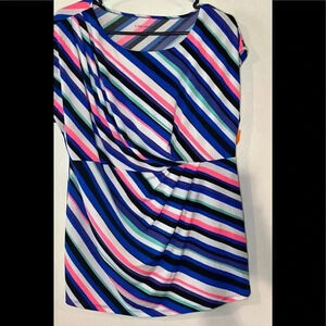 Lane Bryant Multi-Colored Shirt Size 14/16 NWOT